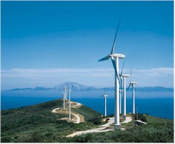 turbines at sea
